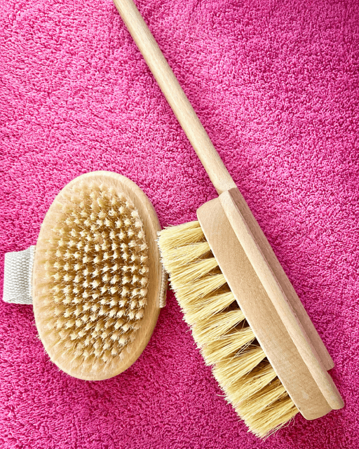 Brosses pour drainage manuel de la lymphe à sec - l'amie naturo